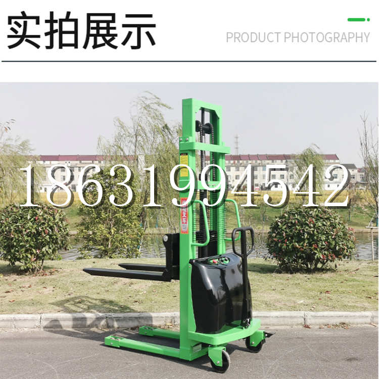 玉溪市电动叉车堆高车液压铲车电瓶1吨2吨站驾步行式小型全自动叉车